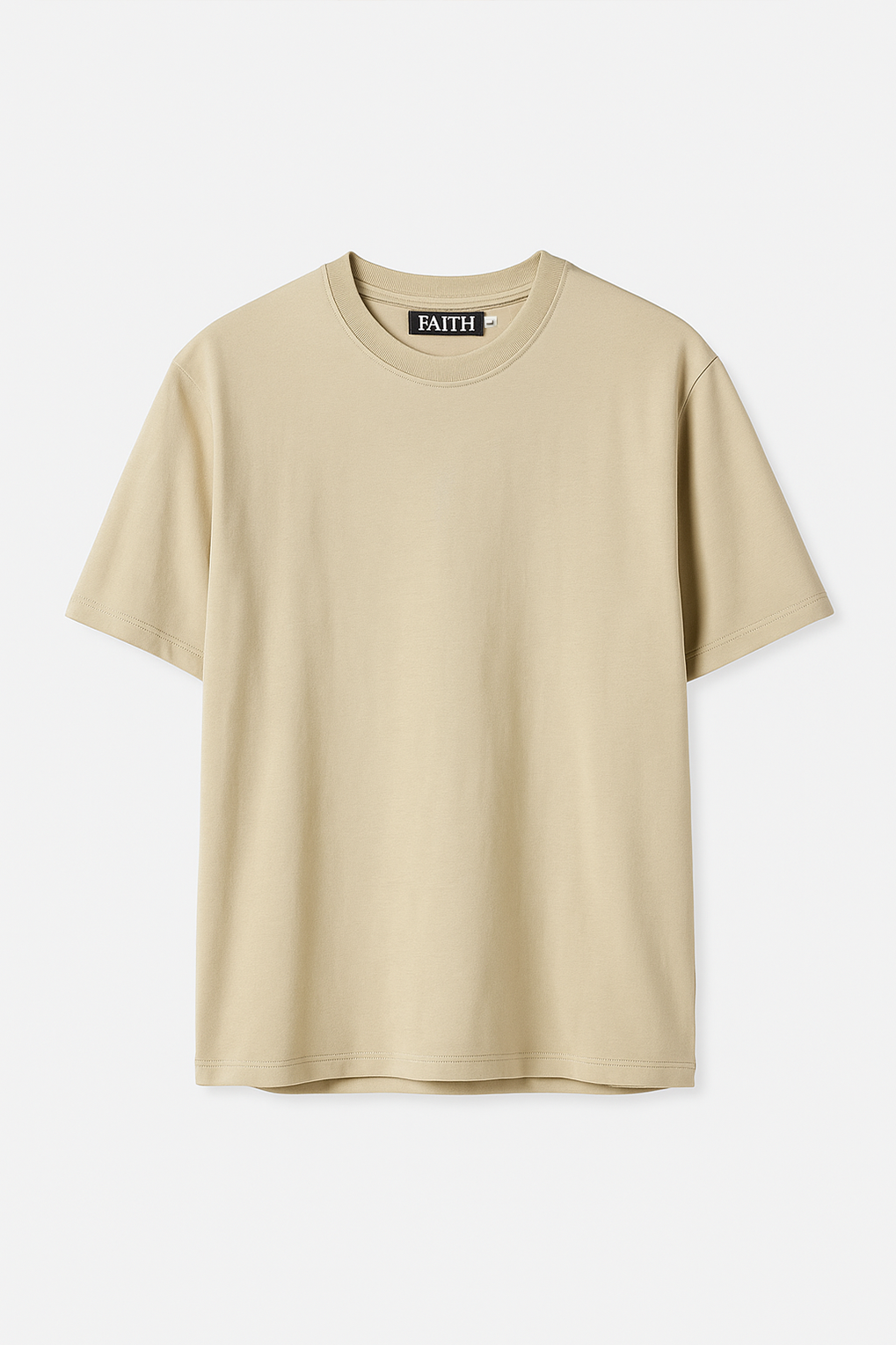 Beige Oversized Tee
