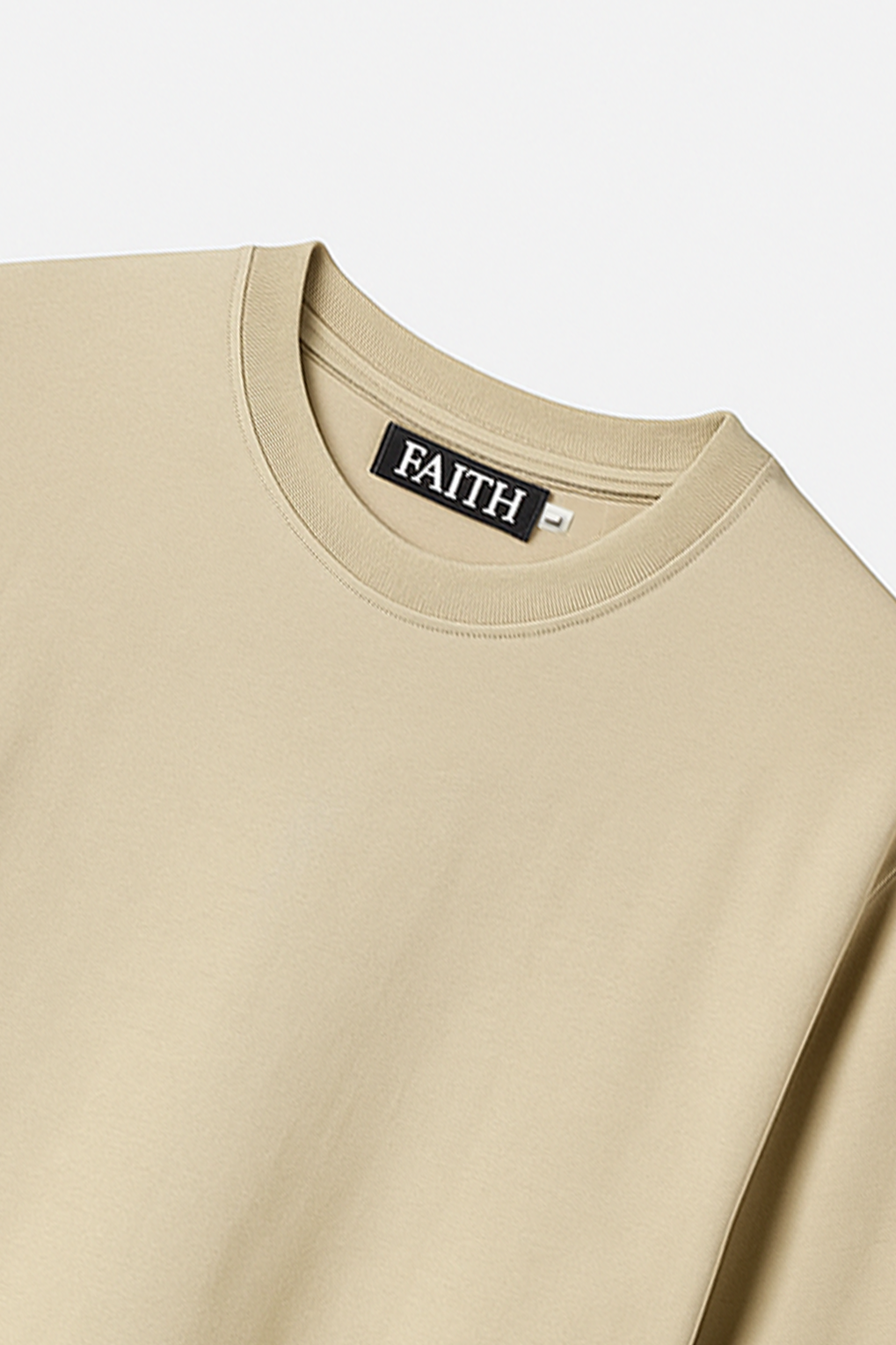 Beige Oversized Tee