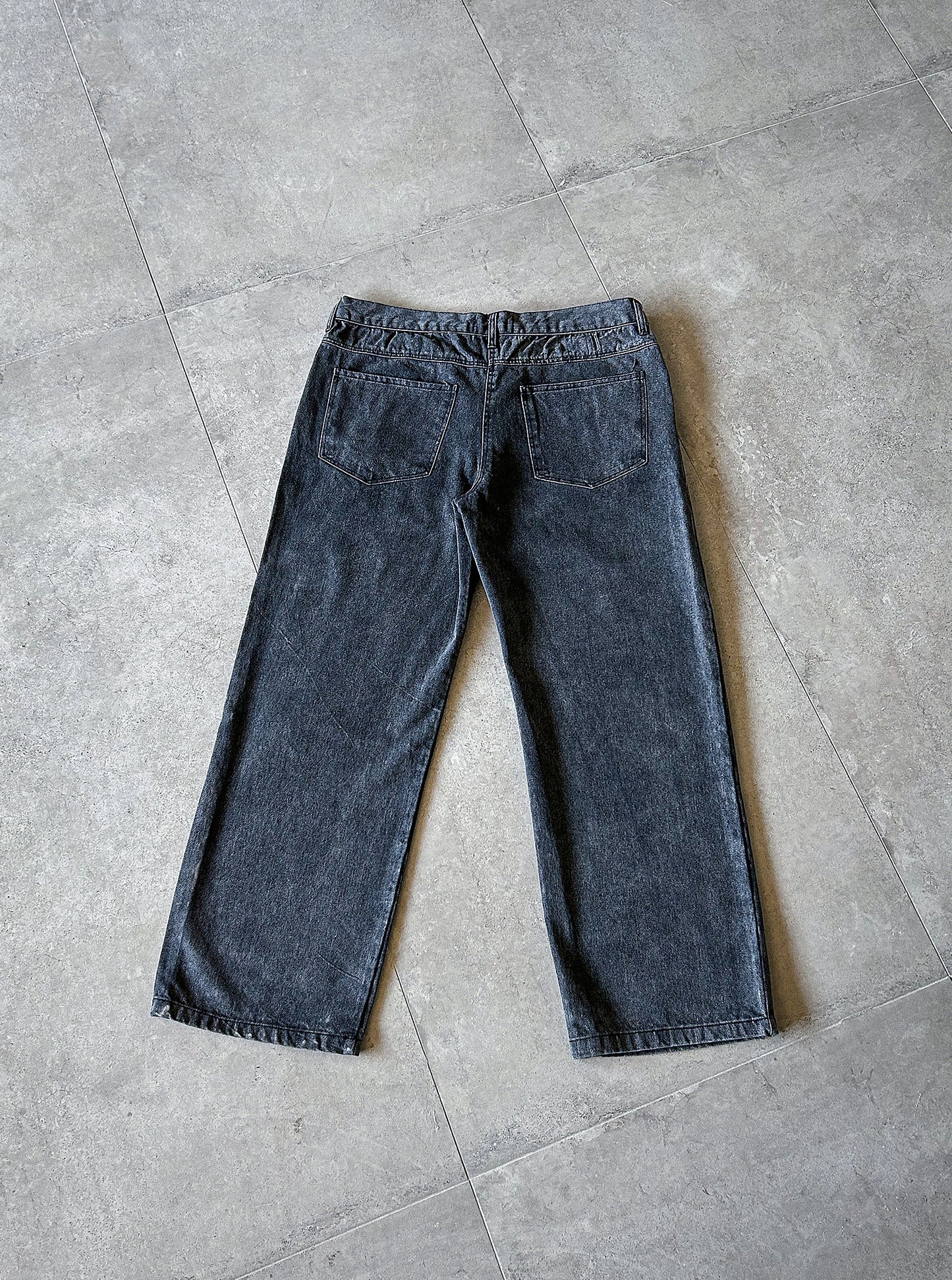 Smoke Wave Baggy Denim