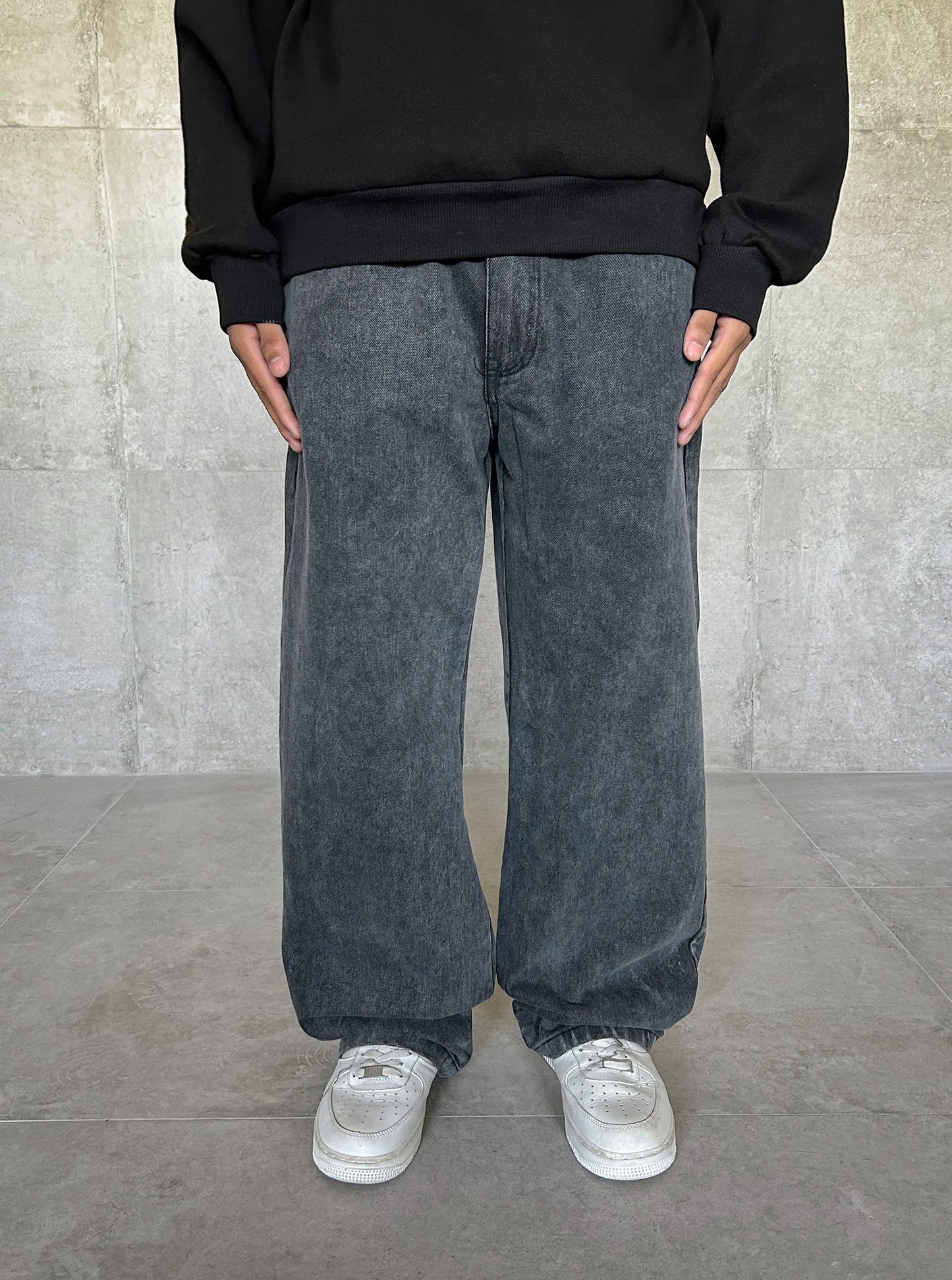 Smoke Wave Baggy Denim
