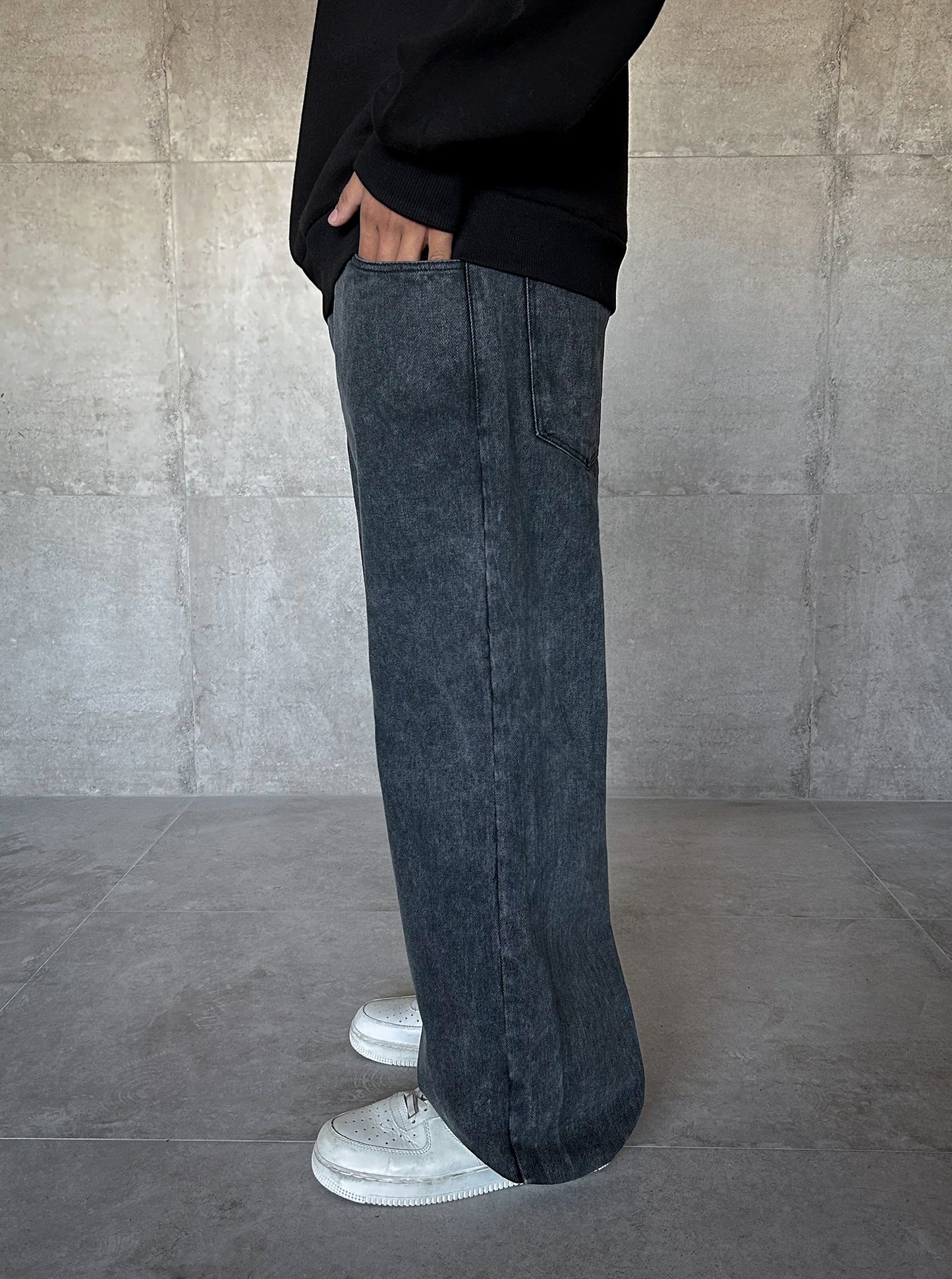Smoke Wave Baggy Denim