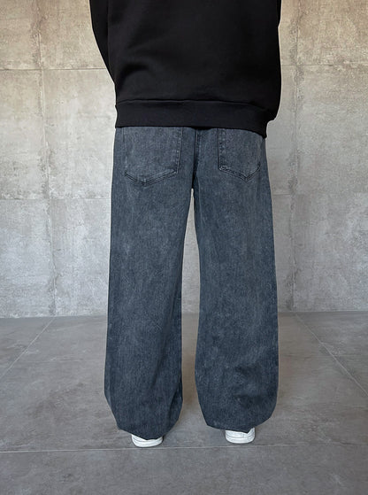 Smoke Wave Baggy Denim