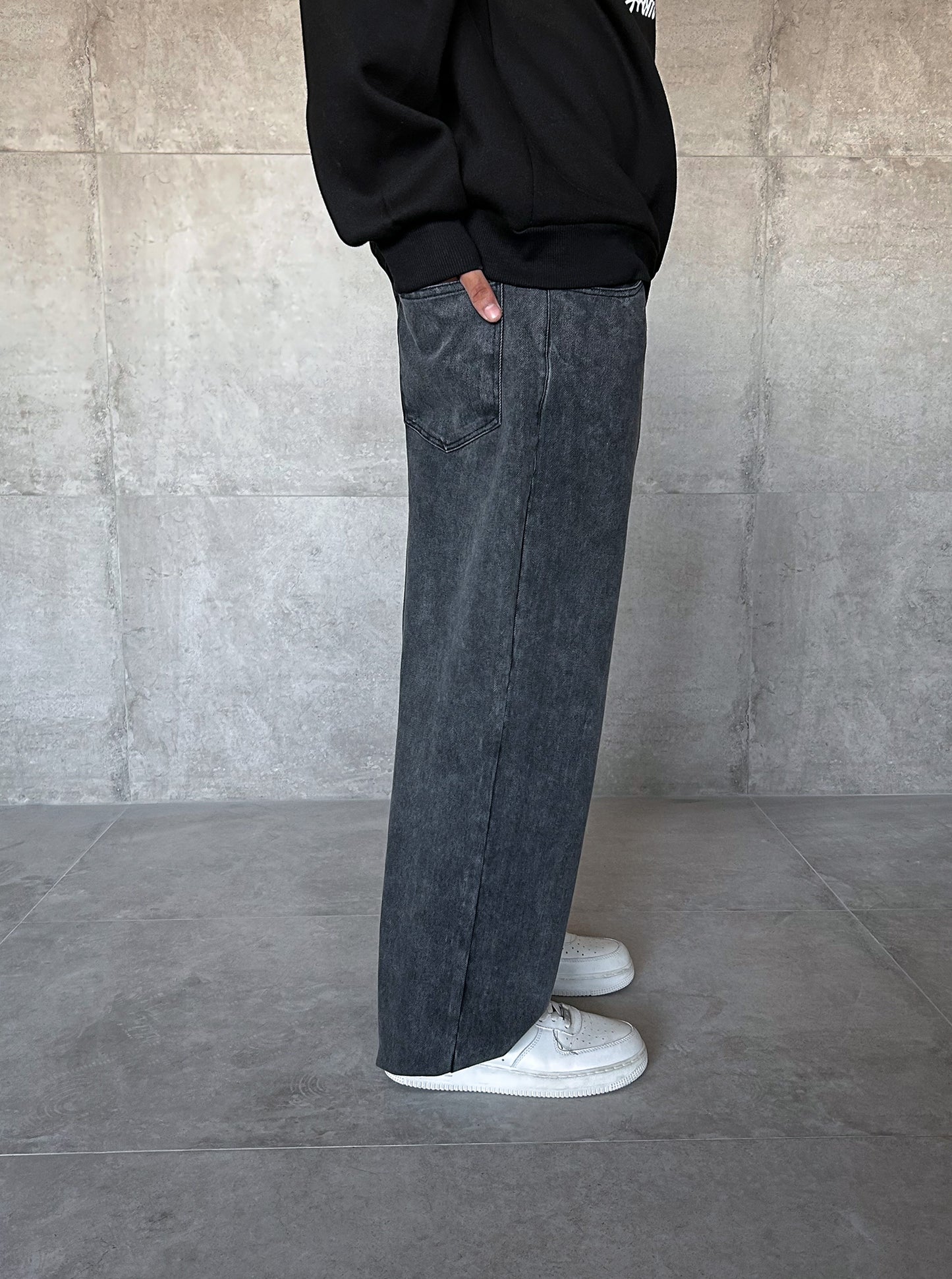 Smoke Wave Baggy Denim