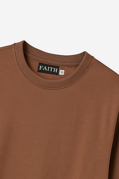 Brown Oversized Tee