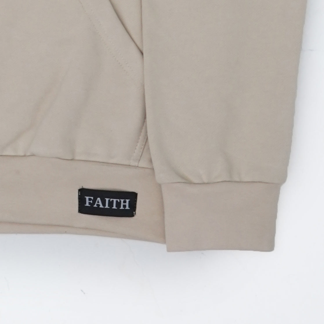 Classic Beige Faith Hoodie