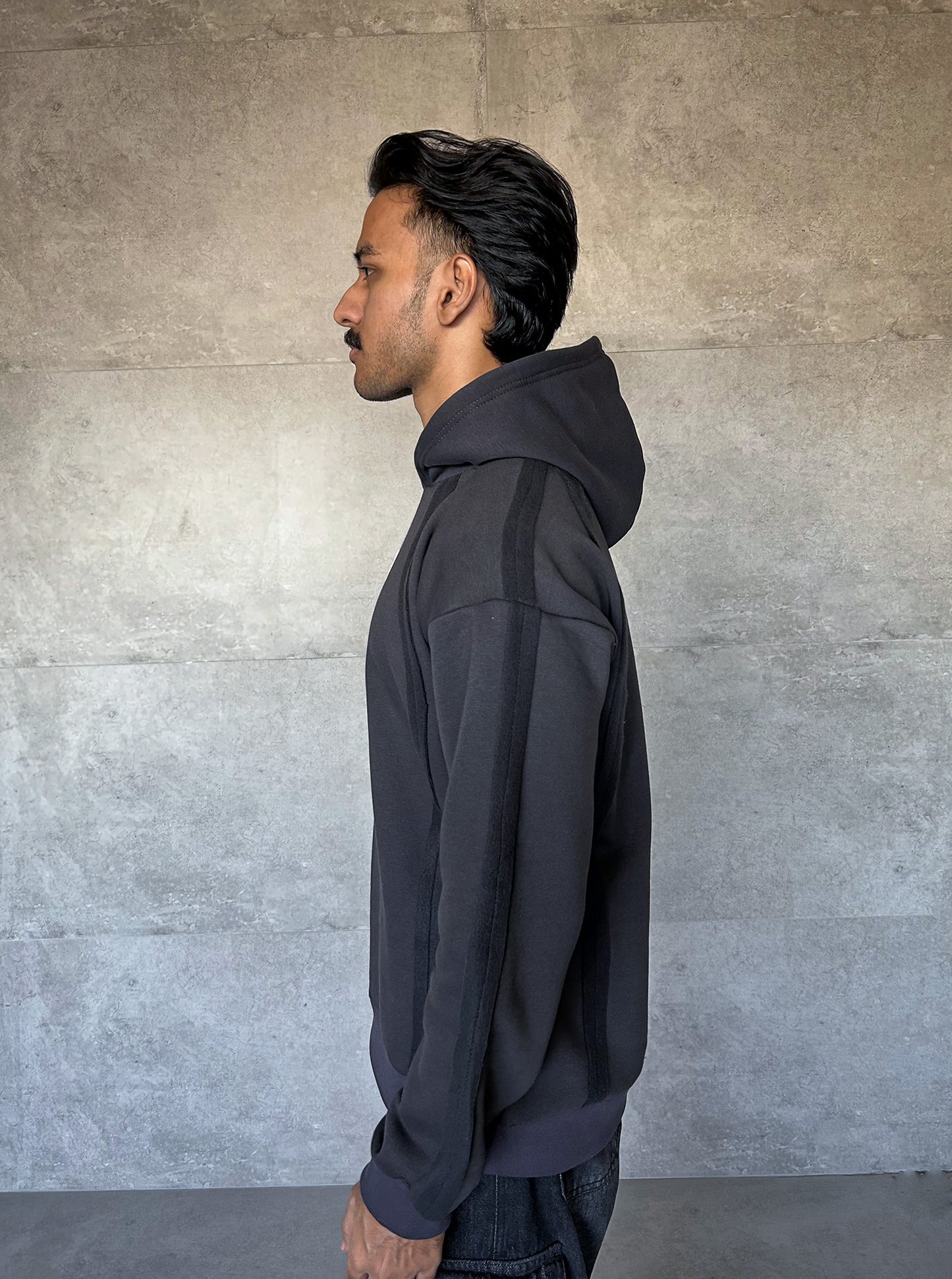 Stripe Panel Hoodie