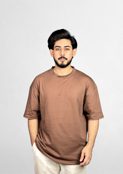 Brown Oversized Tee