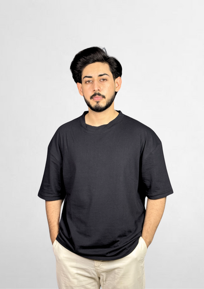 Black Oversized Tee