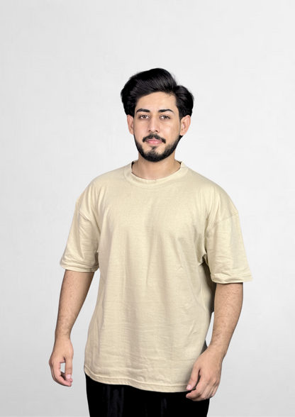 Beige Oversized Tee