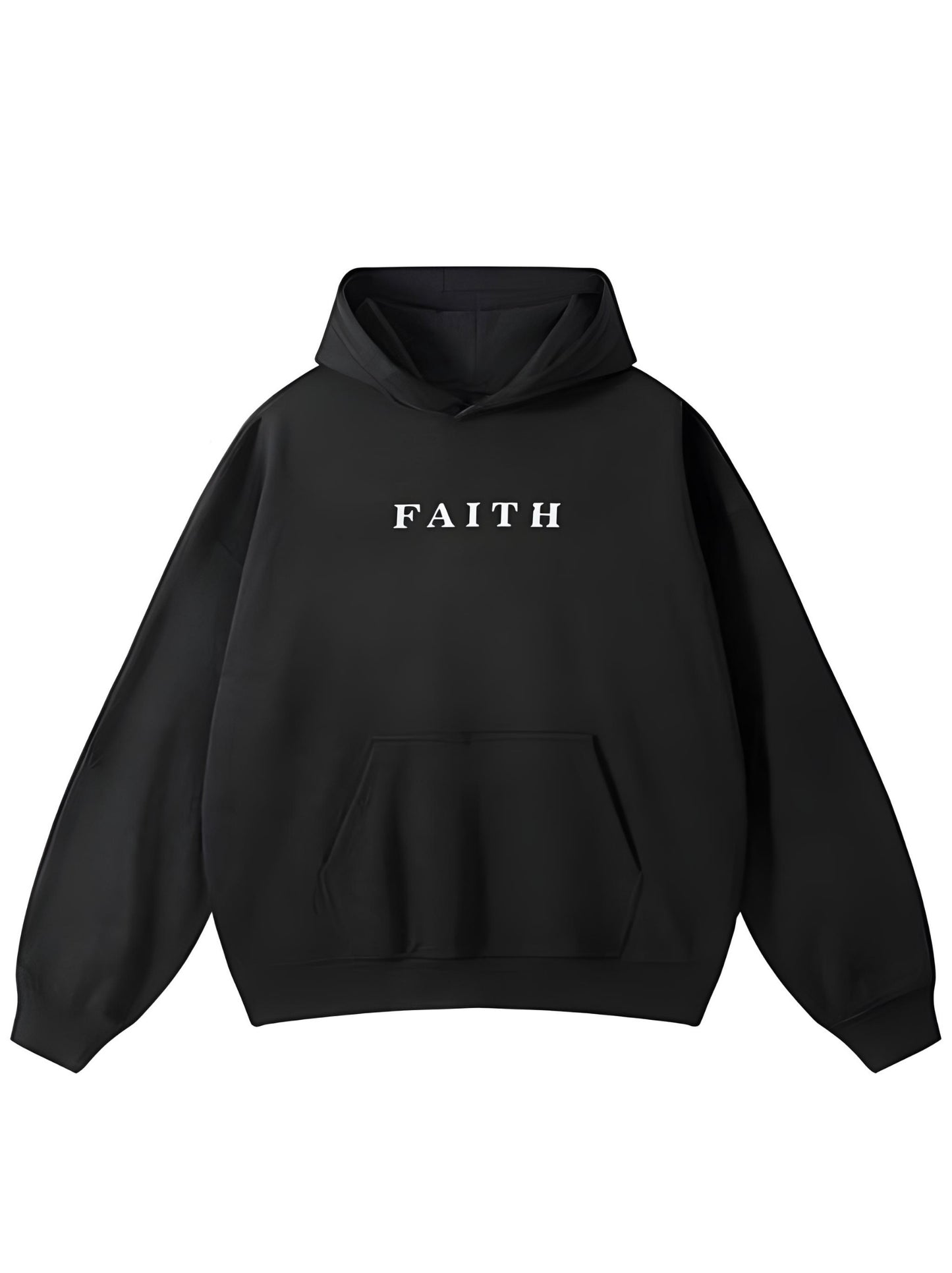 Classic Black Faith Hoodie